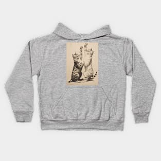 Cat Fight Kids Hoodie